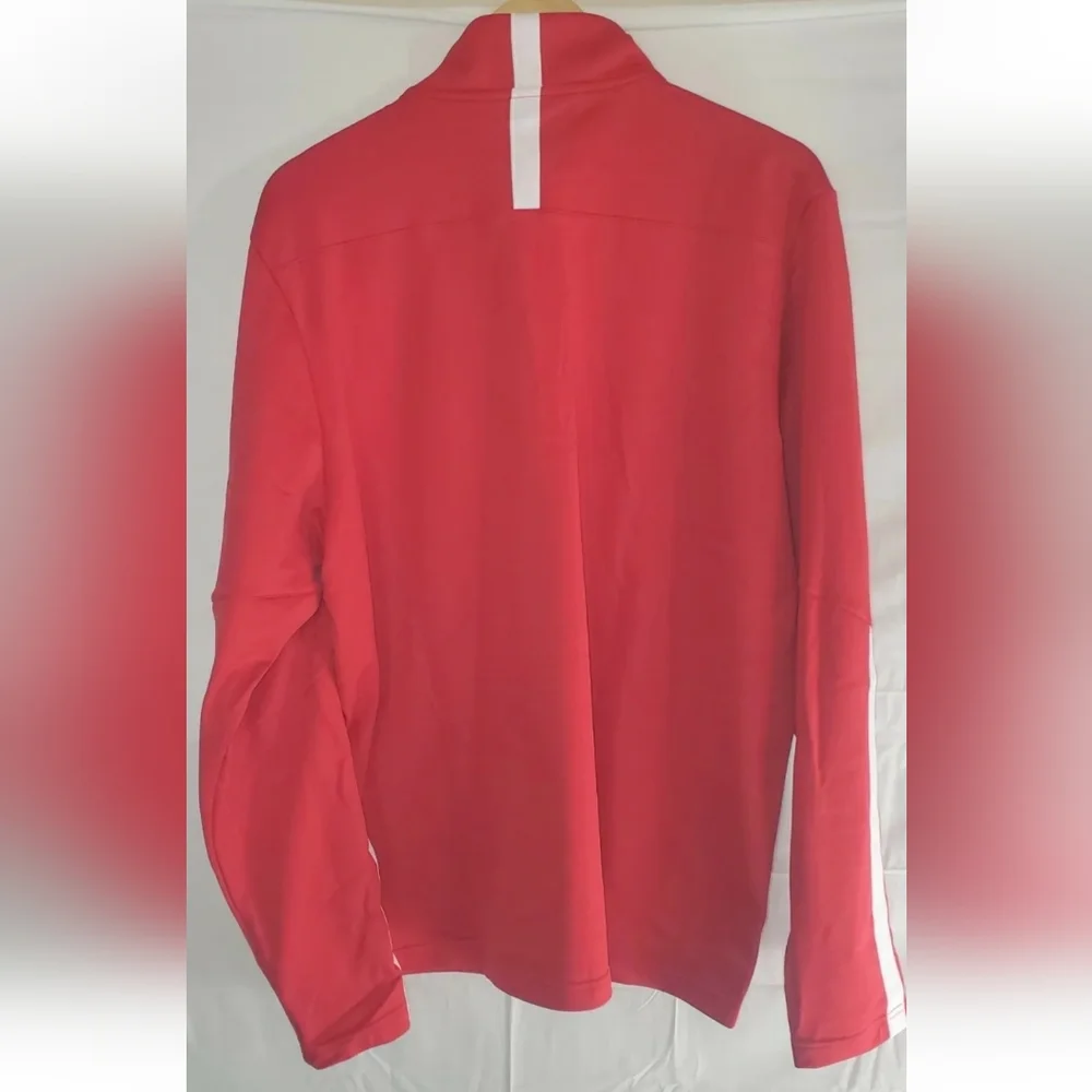 New Under Armour Men's XL Red Qualifier 1/4 Zip Pullover Long Sleeve ColdGear - Picture 4 of 5